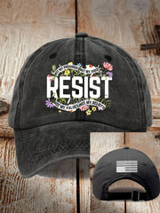 Retro Resist Not My President, Not My Voice, Not My Values, Not My Beliefs Print Baseball Cap