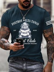 Men's Fashion Printed Casual T-shirt