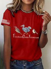 Women's Animal FDT Printed Casual T-Shirt