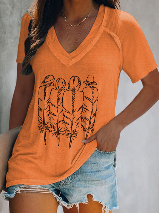 Women's every child matters V-neck T-shirts