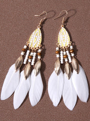 Native American feather earrings