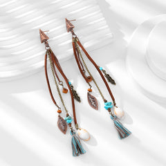Native American feather earrings