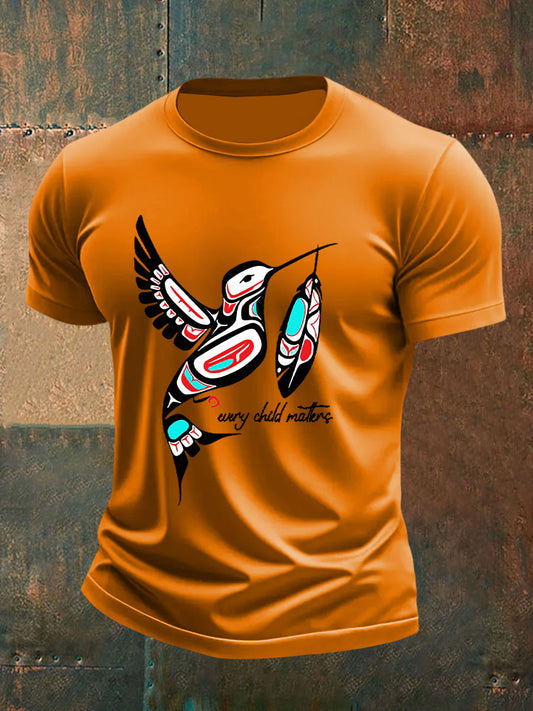 Men's Every Child Matters Printed Casual T-Shirt