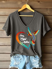 Women's Every Child Matters Printed Casual T-Shirt