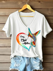 Women's Every Child Matters Printed Casual T-Shirt