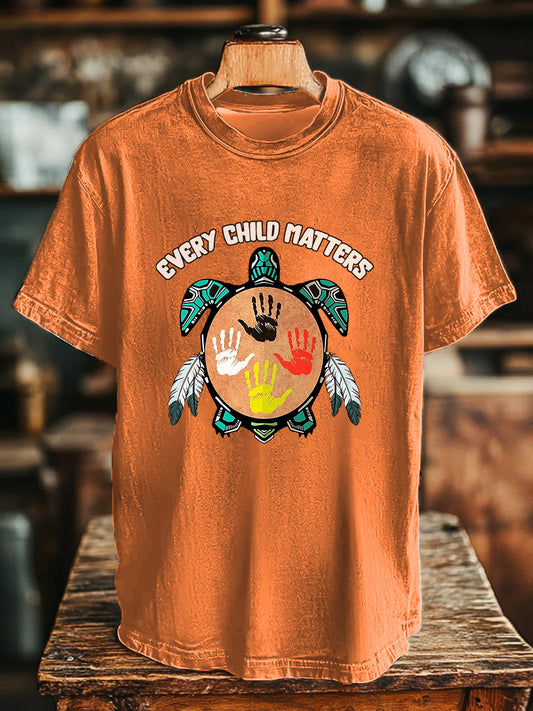 Men's Every Child Matters Printed Casual T-Shirt