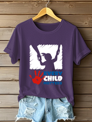 Women's Every Child Matters Printed Casual T-Shirt