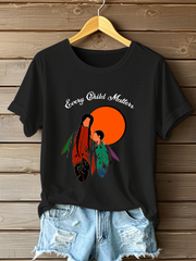Women's Every Child Matters Printed Casual T-Shirt