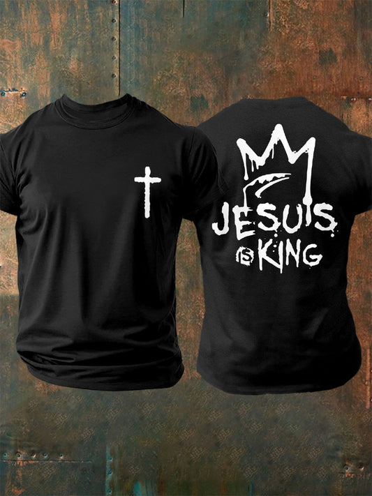 Men's Jesus Is King Casual Tee