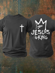 Men's Jesus Is King Casual Tee