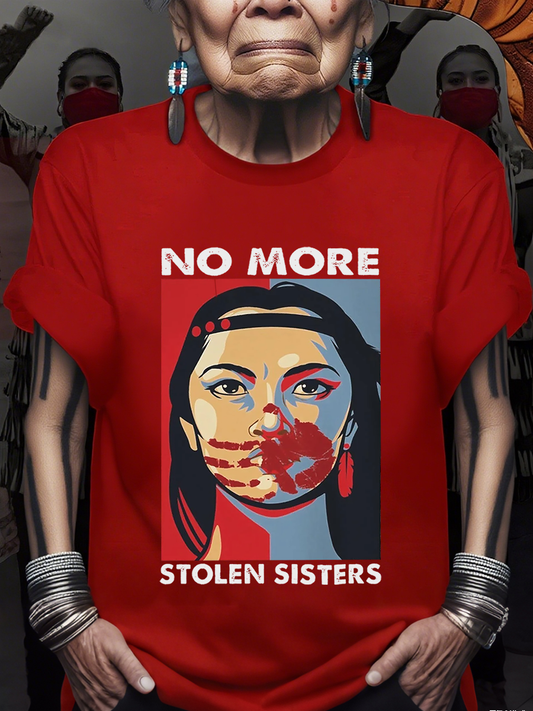 Women's no more stolen sisters T-shirts
