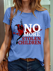 Women's no more stolen children T-shirts