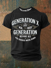 Men's Funny Slang Sarcasm 3D Print Short Sleeve T-Shirt