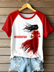 Women's MMIW Print Crew Neck T-Shirt