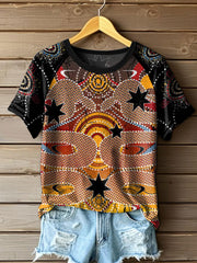 Women's Indigenous Art Print T-Shirts