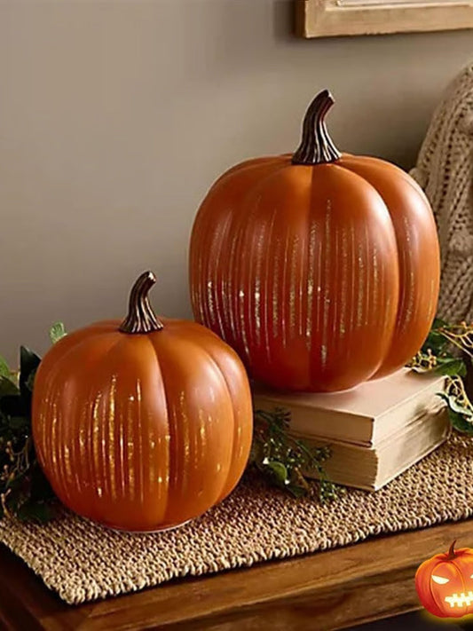 Twinkle Light Pumpkins