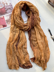 Women's Pink Dandelion Seagull Printed Scarf