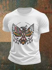 Men's Thunderbird Native American Print Casual T-shirt