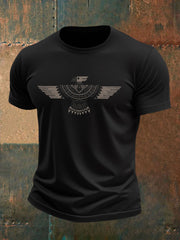 Men's Thunderbird Native American Print Casual T-shirt