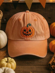 Unisex Halloween Fall Season Pumpkin Print Hat