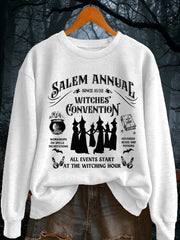 Women's Funny Halloween Witch Salem Annual Since1692 They Missed One Casual Sweatshirt