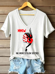 Women's MMIW Printed Casual T-shirt