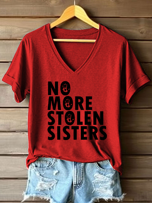 Women's MMIW Printed Casual T-shirt