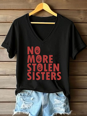 Women's MMIW Printed Casual T-shirt