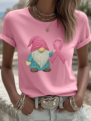 Women's Pink Ribbon Breast Cancer Awareness Tee