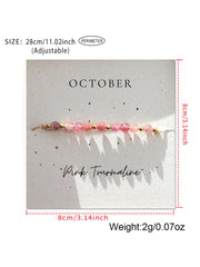 Women's Breast Cancer Pink Adjustable Bracelet