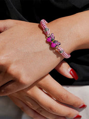 Women's breast cancer bracelet