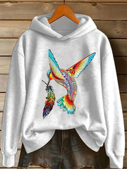 Women's "Orange Shirt Day" Printed Hooded Sweatshirt