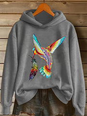 Women's "Orange Shirt Day" Printed Hooded Sweatshirt