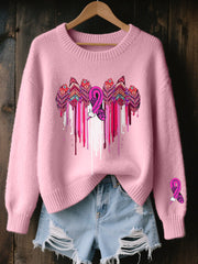 Women's Breast Cancer Awareness Indigenous Feather Tops