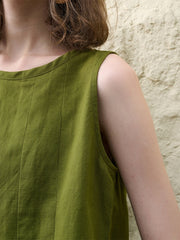 Women's Linen Casual Breathable Sleeveless Shirt