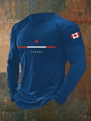 Men's Canada Print Casual T-Shirt