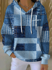 Women's Faith Art Printed Coat