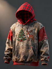 Men's Christmas Print Casual Hoodie