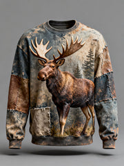 Men's Canada Print Casual Sweatshirt