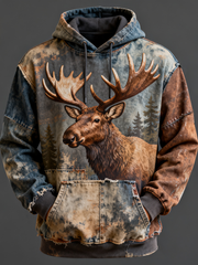 Men's Canada Print Casual Hoodie