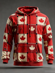 Men's Canadian Vintage Maple Leaf Hoodies
