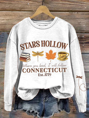 Women's Stars Hollow 1779 Print Sweatshirt