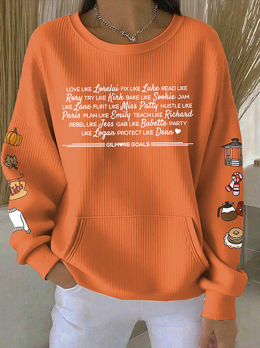 Women's Gilmore Goals sweatshirts