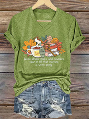 Women's We’re Almost There, And Nowhere Near It. All That Matters Is We’re Going V-Neck T-Shirts