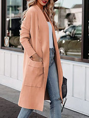 Women's Fashionable Mid-Length Woolen Coat