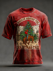Men's Western Christmas T-shirt