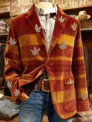 Men's Autumn Art Printed Jacket