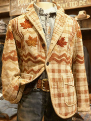 Men's Autumn Art Printed Jacket