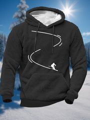 Men's Ski Enthusiast Fleece Hoodie