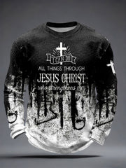 Men's Philippians 4:13 Waffle T-Shirts
